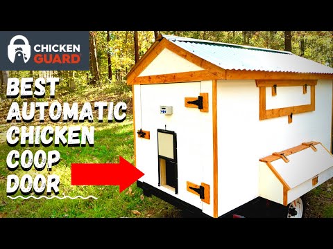 You are currently viewing #1 BEST Locking Fully Automatic Chicken Coop Door! | Unboxing + INSTALLATION + Review (ChickenGuard)