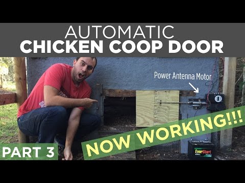 Read more about the article DIY Automatic Chicken Coop Door Opener Build | PART 3