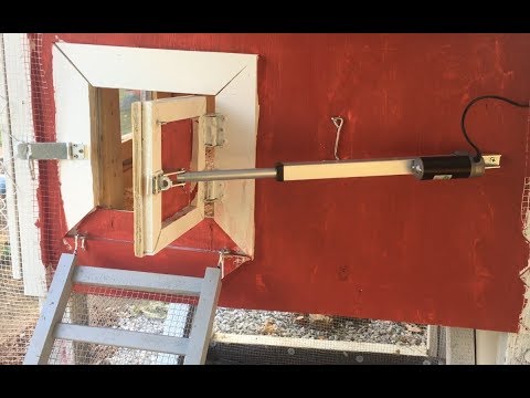 You are currently viewing DIY Automatic chicken coop door with Linear Actuator