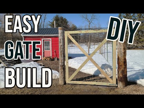 Read more about the article Building A Gate To Last, No Sag Garden Chicken Coop