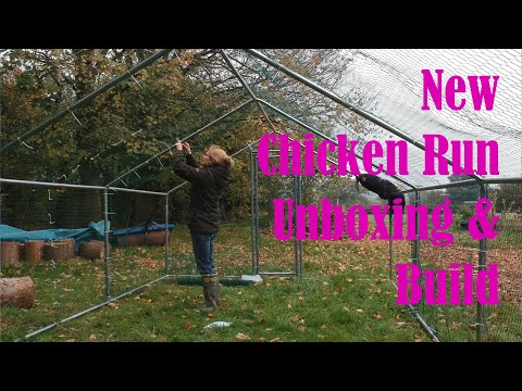 Read more about the article New Chicken Coop Run unboxing and build 6m x 3m size