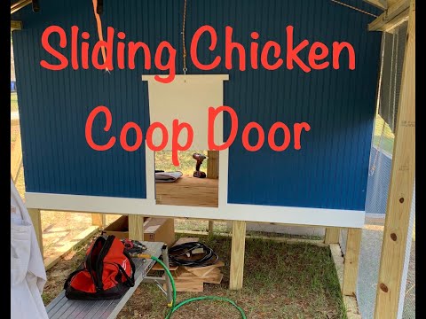 You are currently viewing Sliding Chicken Coop Door